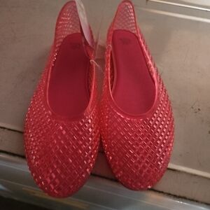 Chic Pink Mesh Loafers